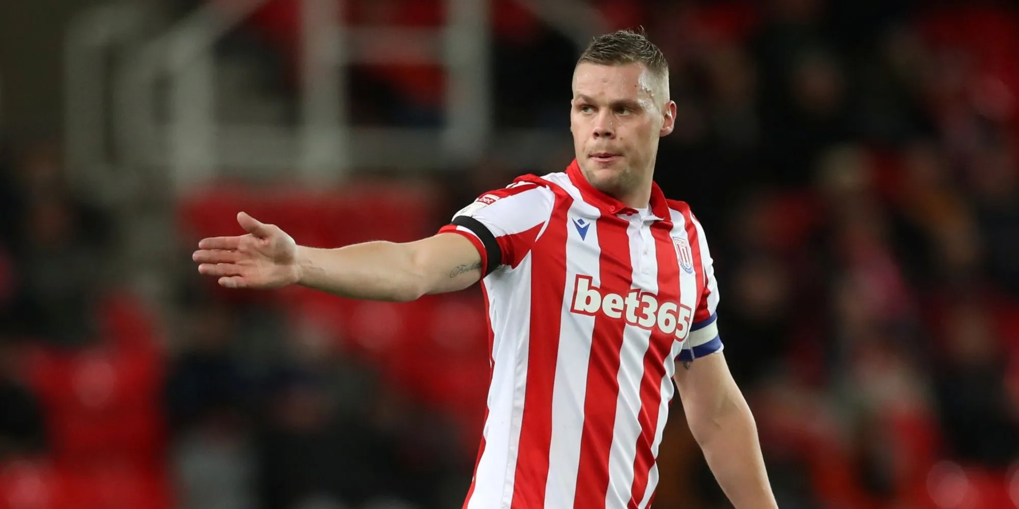 Trung vệ Ryan Shawcross của Stoke City, người góp mặt trong danh sách 'vua phản lưới nhà' Premier League