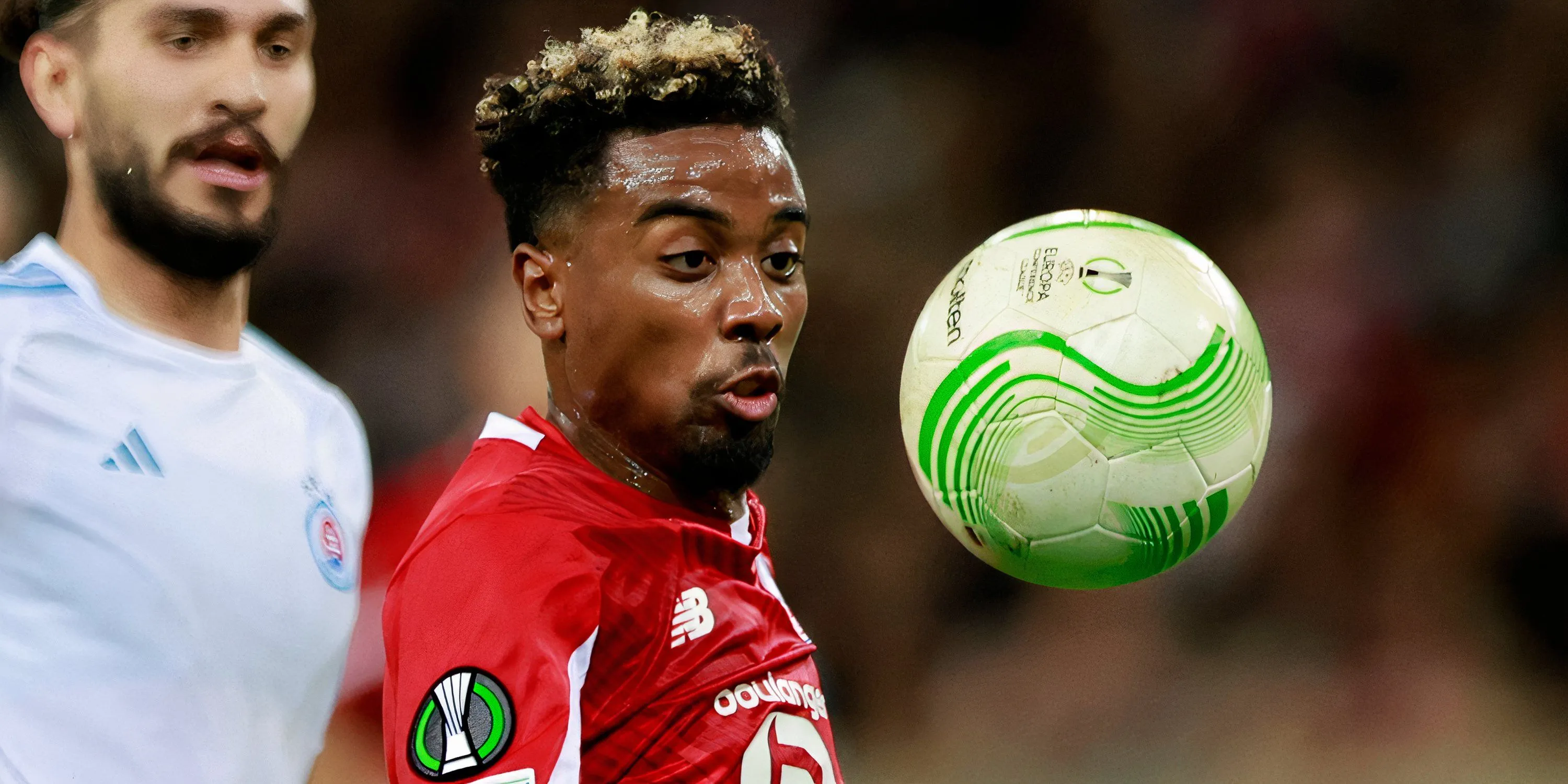 Angel Gomes trong màu áo Lille, cầu thủ tự do đang được Tottenham theo đuổi.