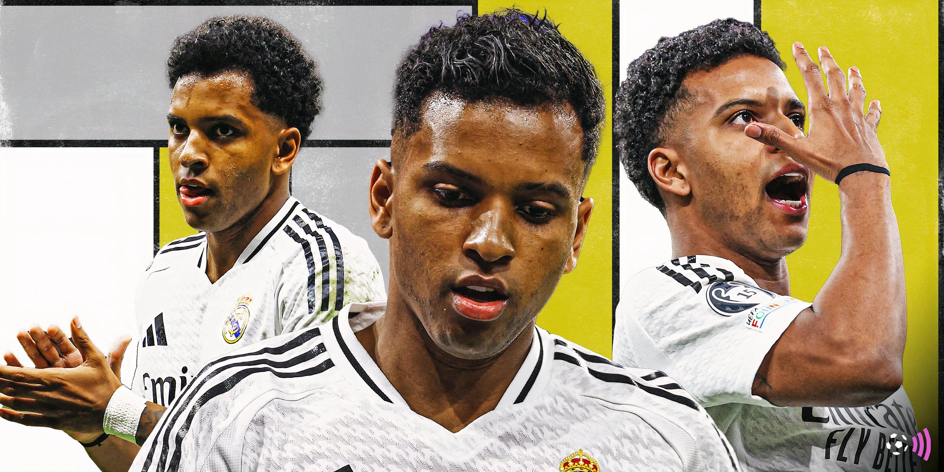 Rodrygo trong màu áo Real Madrid, mục tiêu chuyển nhượng của Arsenal