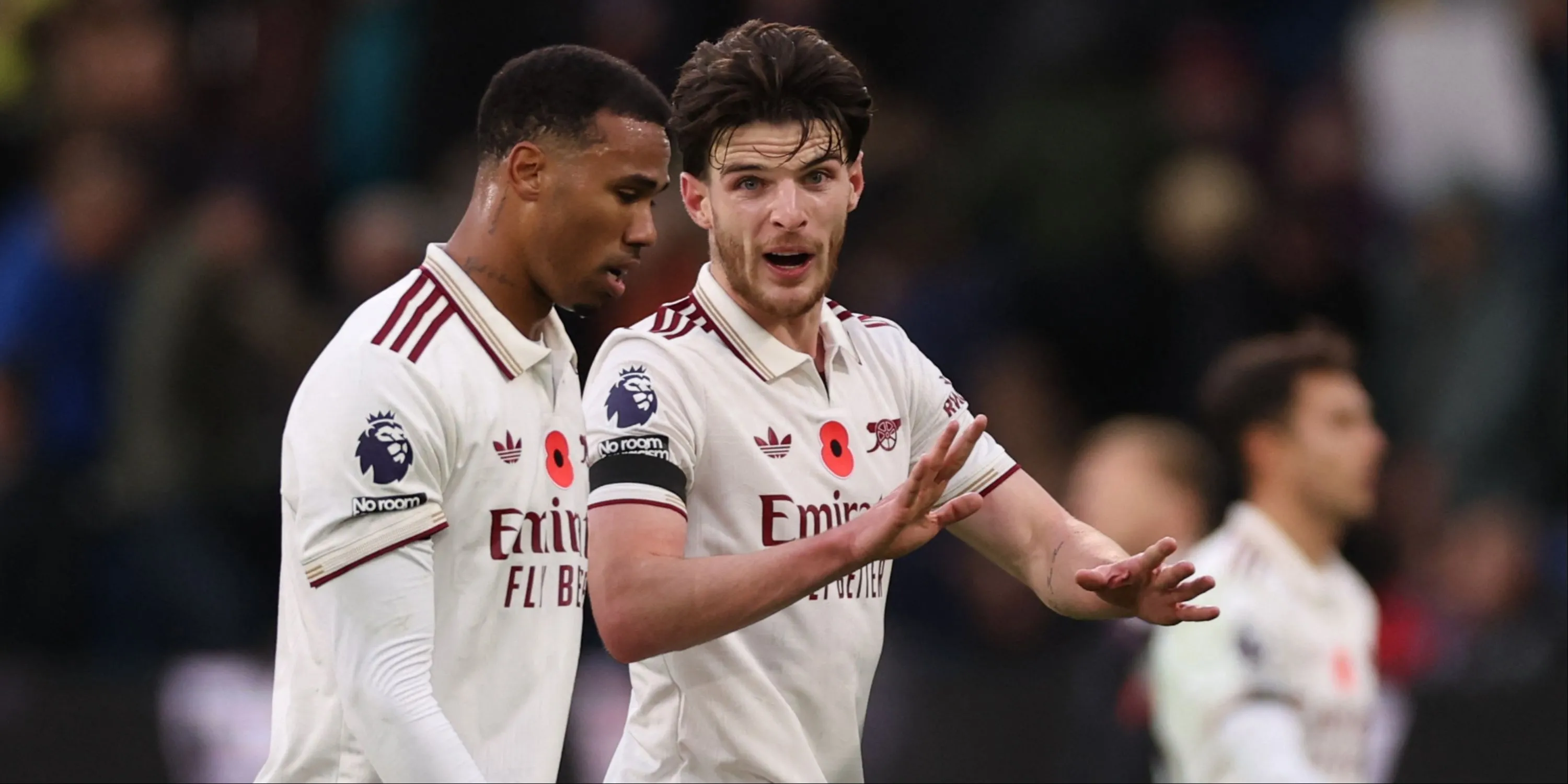 Declan Rice và Gabriel Magalhaes thi đấu cùng nhau cho Arsenal